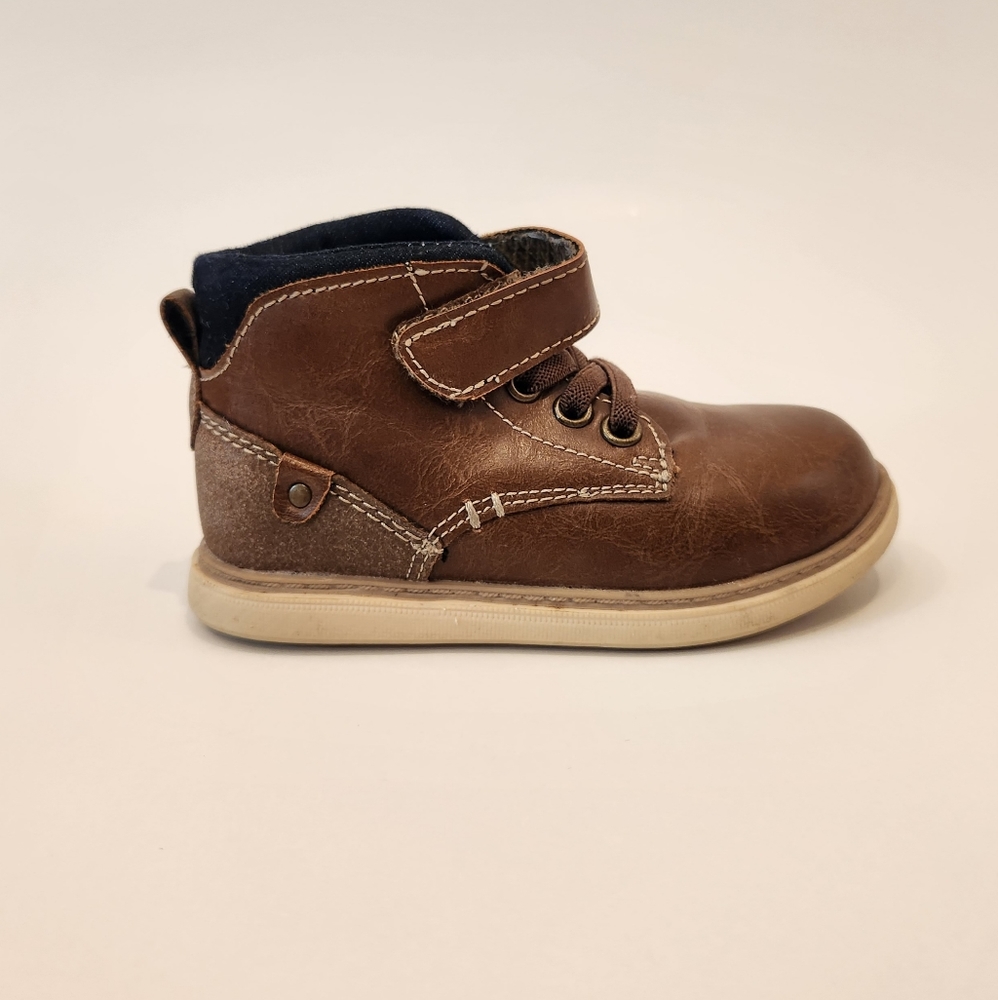 Dressy Casual Brown Boots Baby Toddler Shoes Size 7